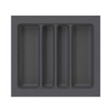 Starax 54x49 cm Gri Plastik 60 cm 4 Gözlü Modül Kepçelik