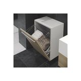 Starax Kapağa Monte Paslanmaz Çamaşır Sepeti (Demonte) G380XD260XY500MM