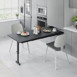 Starax S-2145-A Antrasit 60 cm Ayaklı Katlanır Masa Mekanizması