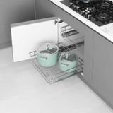 Starax S-2334-C 50 cm Bağımsız Çift Açılım Gizli Raylı Çekmece