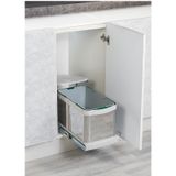 Starax S-2574-g 16 Lt Teleskopik Raylı Plastik Çöp Kovası