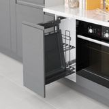 Starax S-2891-A Antrasit 35 cm Sağ Yandan Gizli Raylı Tepsilik