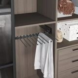 Starax S-6035-A 500x420x90 mm Antrasit Raylı Pantolon Askısı