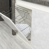 Starax S-8117-C 60 cm Askılı Çamaşır Sepeti