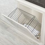 Starax S8121C Kapağa Monte Çamaşır Sepeti 30 cm - Krom