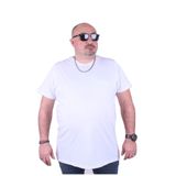 Starbattal 11100 Beyaz Büyük Beden Basic Erkek T-shirt