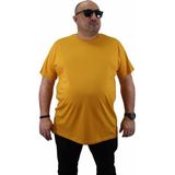 Starbattal 11100 Hardal Büyük Beden Basic Erkek T-shirt