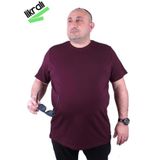 Starbattal 11160 Mürdüm Büyük Beden Erkek T-shirt