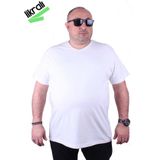 Starbattal 11170 Beyaz Büyük Beden Erkek T-shirt