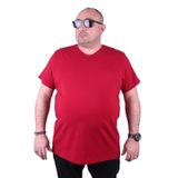 Starbattal 11170 Bordo Büyük Beden Erkek T-shirt