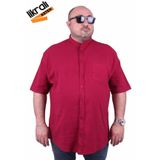 Starbattal 11303 Büyük Beden Bordo Erkek Gömlek