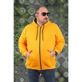 Starbattal 11701 Büyük Beden Hardal Erkek Sweatshirt