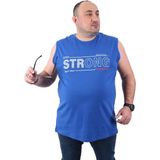 Starbattal 22122 İndigo Büyük Beden Erkek T-shirt