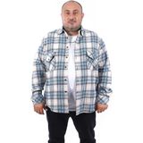 Starbattal 22215 Petrol Büyük Beden Erkek Gömlek
