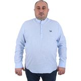 Starbattal 22313 Mavi Büyük Beden Erkek Gömlek