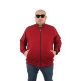 Starbattal 22750 Bordo Büyük Beden Erkek Sweatshirt