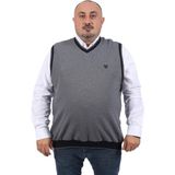 Starbattal 22795 Büyük Beden Antrasit Erkek Süveter
