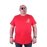 Starbattal 23101 Kırmızı Büyük Beden Erkek T-shirt