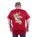 Starbattal 23109 Bordo Büyük Beden Erkek T-shirt