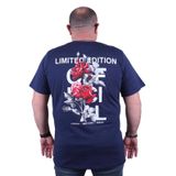 Starbattal 23111 Marin Büyük Beden Erkek T-shirt