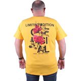 Starbattal 23111 Sarı Büyük Beden Erkek T-shirt