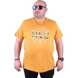 Starbattal 23115 Hardal Büyük Beden Erkek T-shirt