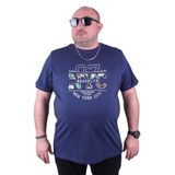 Starbattal 23115 Marin Büyük Beden Erkek T-shirt