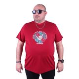 Starbattal 23119 Bordo Büyük Beden Erkek T-shirt