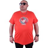 Starbattal 23119 Nar Çiçeği Büyük Beden Erkek T-shirt