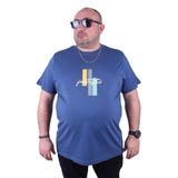 Starbattal 23121 İndigo Büyük Beden Erkek T-shirt