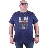 Starbattal 23125 Marin Büyük Beden Erkek T-shirt