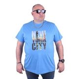 Starbattal 23125 Mavi Büyük Beden Erkek T-shirt