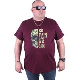 Starbattal 23126 Bordo Büyük Beden Erkek T-shirt