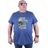 Starbattal 23126 İndigo Büyük Beden Erkek T-shirt