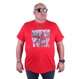 Starbattal 23129 Kırmızı Büyük Beden Erkek T-shirt