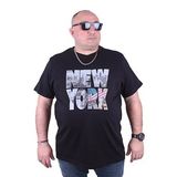 Starbattal 23129 Siyah Büyük Beden Erkek T-shirt