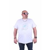 Starbattal 23132 Beyaz Büyük Beden Erkek T-shirt