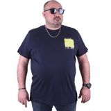 Starbattal 23137 Lacivert Büyük Beden Erkek T-shirt