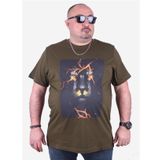 Starbattal 23138 Askeri Yeşil Büyük Beden Erkek T-shirt
