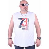 Starbattal 23145 Beyaz Büyük Beden Erkek T-shirt