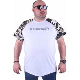 Starbattal 23146 Beyaz Büyük Beden Erkek T-shirt