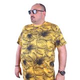 Starbattal 23148 Sarı Büyük Beden Erkek T-shirt