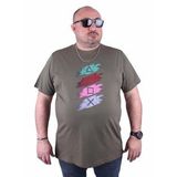 Starbattal 23171 Haki Büyük Beden Erkek T-shirt