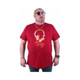 Starbattal 23172 Bordo Büyük Beden Erkek T-shirt