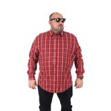 Starbattal 23358 Kırmızı Büyük Beden Erkek Gömlek