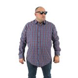Starbattal 23360 Bordo Büyük Beden Erkek Gömlek