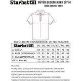 Starbattal 23414 Mavi Büyük Beden Erkek T-shirt