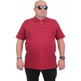 Starbattal 24452 Square Bordo Polo Yaka Erkek T-shirt