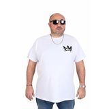 Starbattal 25141 King Beyaz Sıfır Yaka Erkek T-shirt