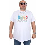 Starbattal 25144 Surf Beyaz Erkek T-shirt